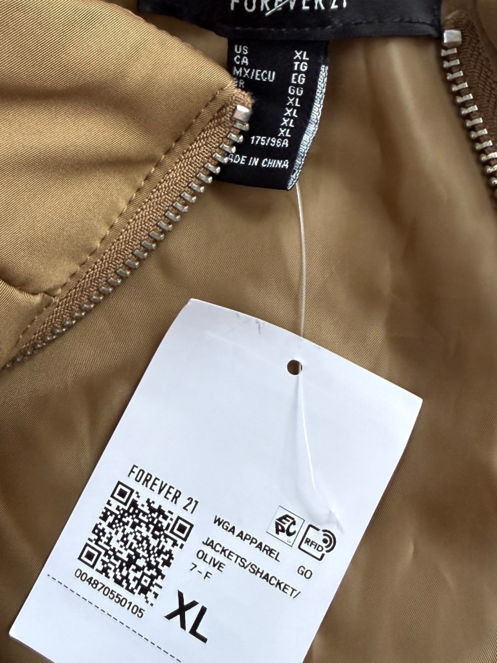 Forever 21 Shacket Jacket | XL | NWT Winter Shirt Jacket Utility Outerwear - Picture 3 of 5
